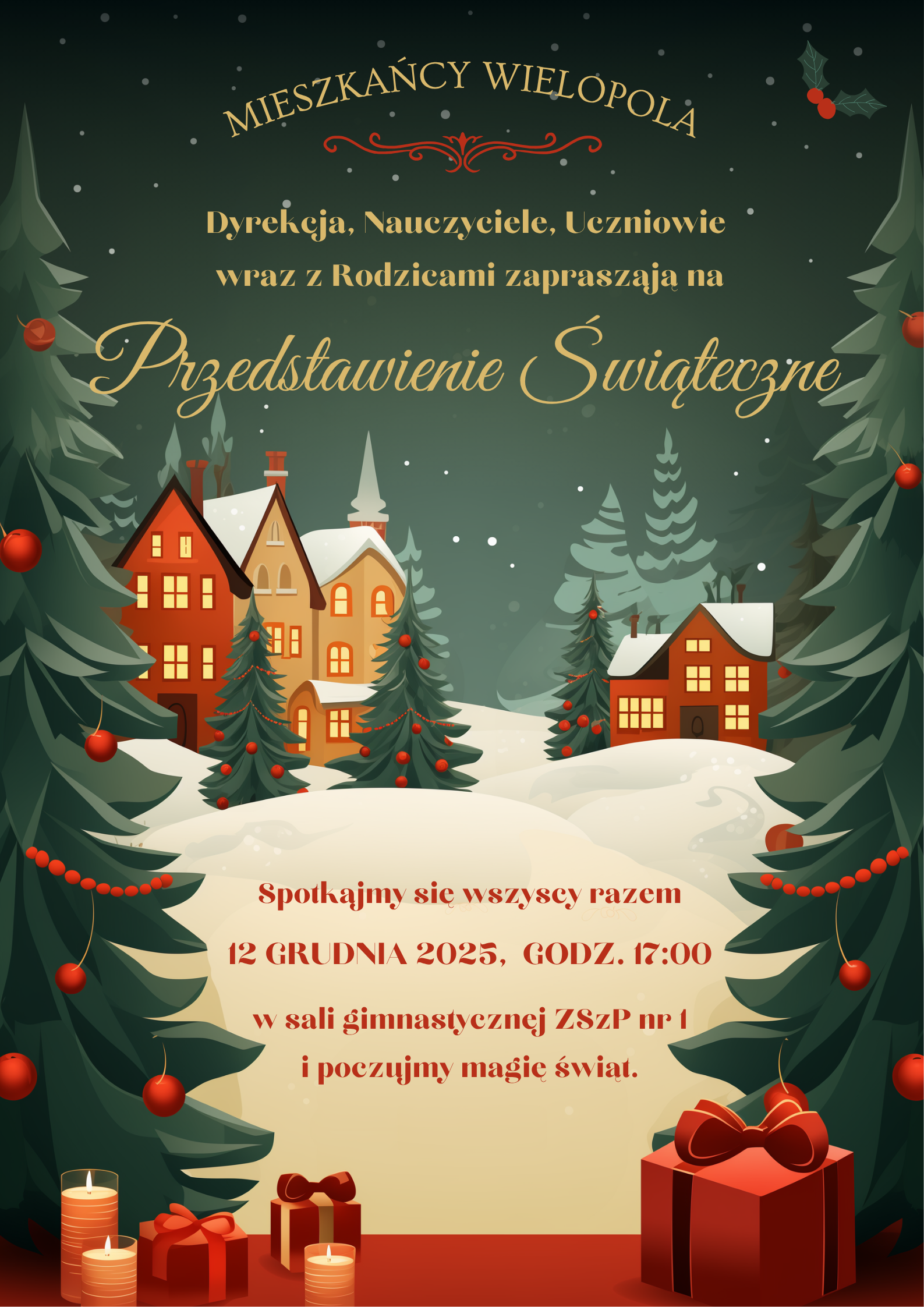Zapraszamy na Przedstawienie Świąteczne